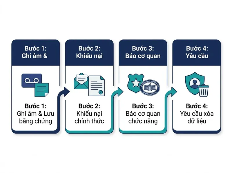 Quy trình 4 bước xử lý khi bị gọi điện đòi nợ oan