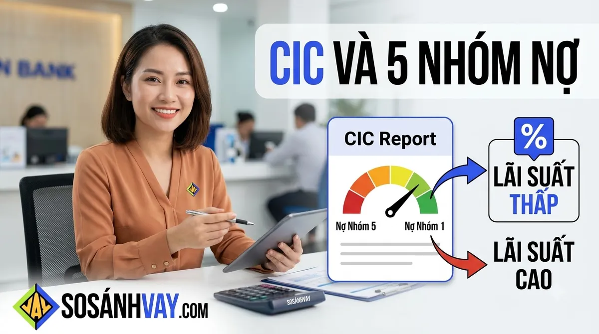 CIC và năm nhóm nợ