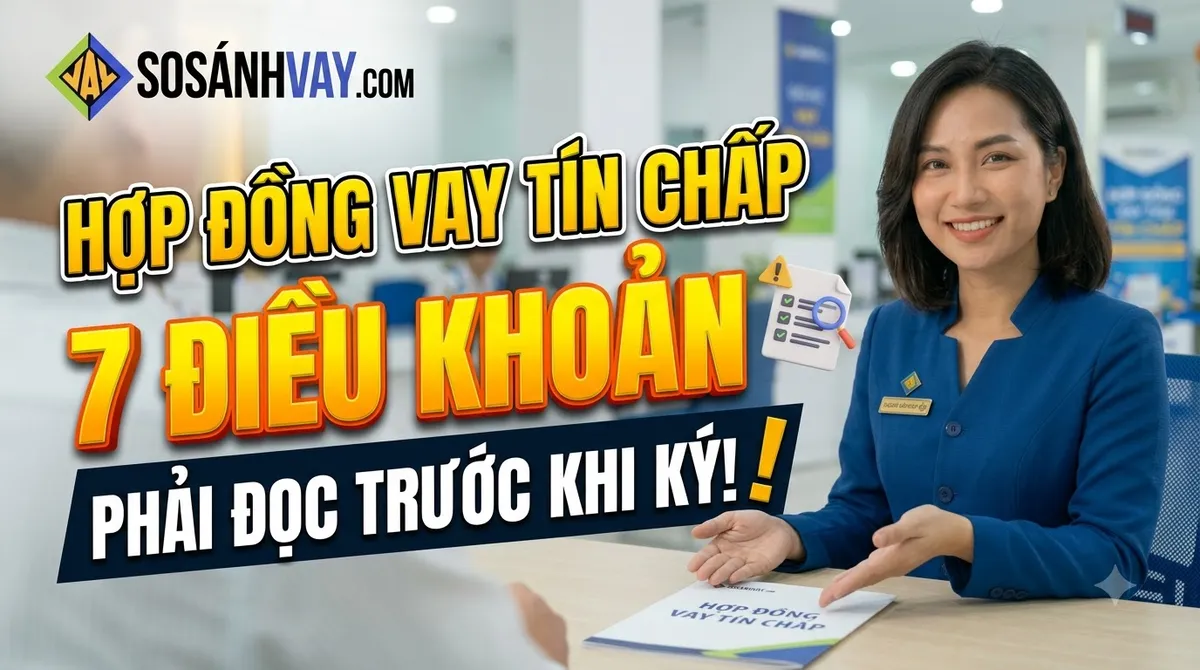 Hợp đồng vay tín chấp: 7 điều khoản quan trọng nhất phải đọc kỹ trước khi đặt bút ký