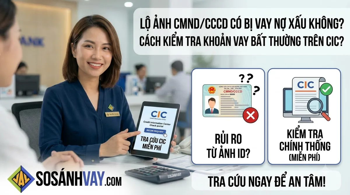 Lộ CCCD có bị vay tiền không? Hướng dẫn tự kiểm tra và xử lý khoản vay lạ trên CIC